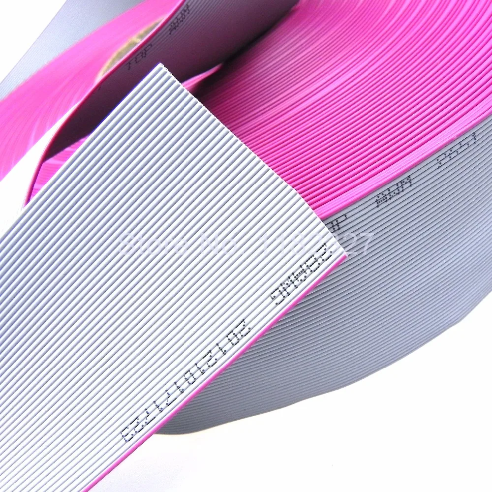 Ribbon Cable UL2651 44Pin 1.27mm 1000mm IDC flat cable grey color 1