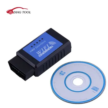 

2017 Best quality elm327 Wifi Scanner Diagnostic Tool elm 327 wifi obd2 scanner V 2.1 Wireless Works on elm327 Torque