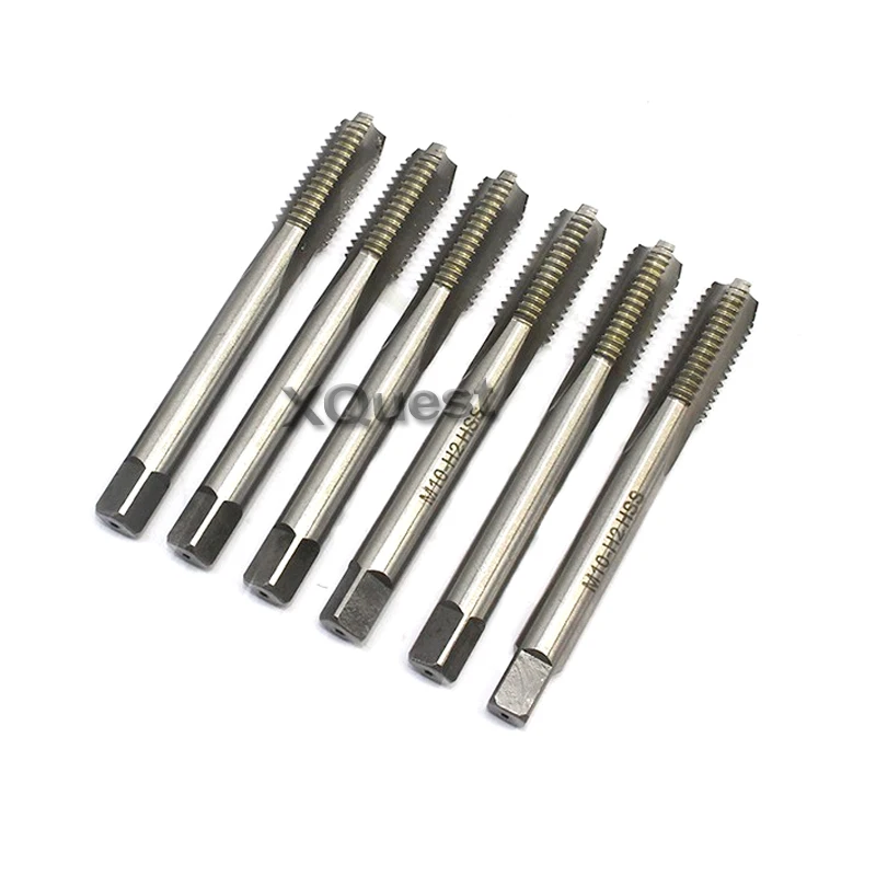 

XQuest Metric Screw Right Hand tap M10 M11 M12 M12X1.25 Metric Fine Thread tap Plug Straight Flute taps M13 M14 M13X1.5 M14X0.5