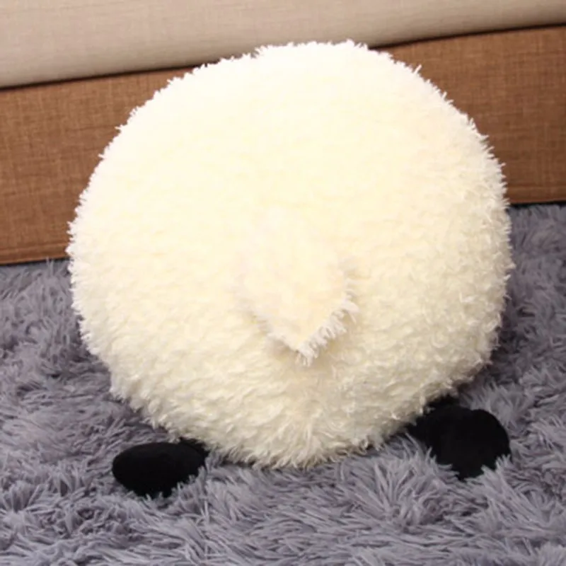 1-Piece-5New-Lovely-Stuffed-Soft-Plush-Toys-Cushion-Sheep-Character-White-Gray-Kids-Baby-Toy