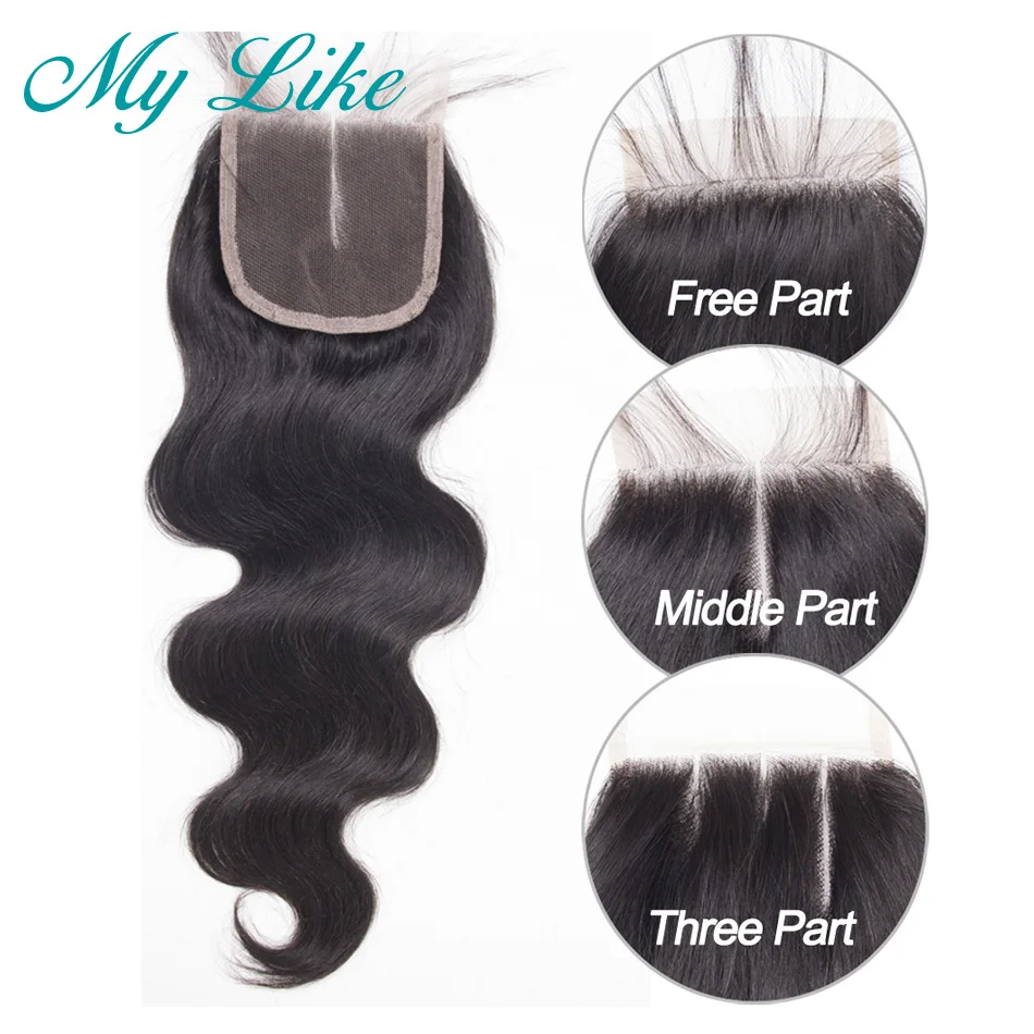 body wave with closure 10