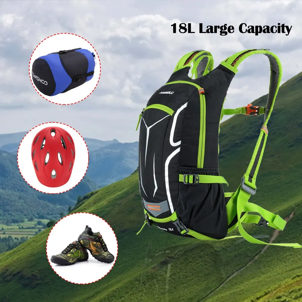 Discount Ultralight MTB Bike Bag Lixada18L Water-resistant Cycling Bag For Bicycle Backpack with Rain Cover 4 Discount Ultralight MTB Bike Bag Lixada18L Water-resistant Cycling Bag For Bicycle Backpack with Rain Cover 4