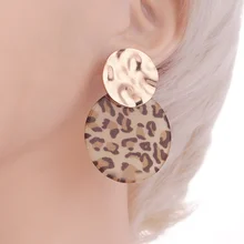 

Sehuoran Boho Oorbellen Resin Big Drop Earrings For Women Gold Bohemian Earrings Fashion Jewelry Statement Pendienres Gifts