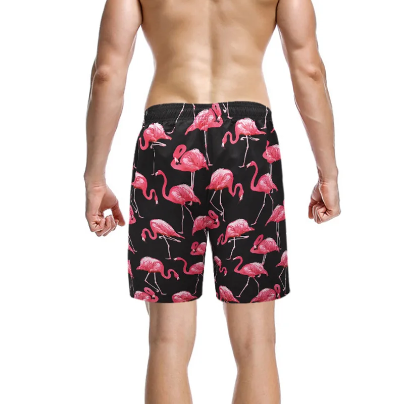Coconut-Tree-Shorts-Men-Animal-Flamingo-Print-Cargo-Shorts-Hawaii-Beach-3d-Print-Shorts-Casual-Hip