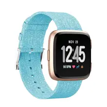 50 шт. DHL для Fitbit Versa браслет ремешок на запястье Смарт-часы ремешок мягкий джинсовый сменный Браслет наручных часов Ремешок для умных часов