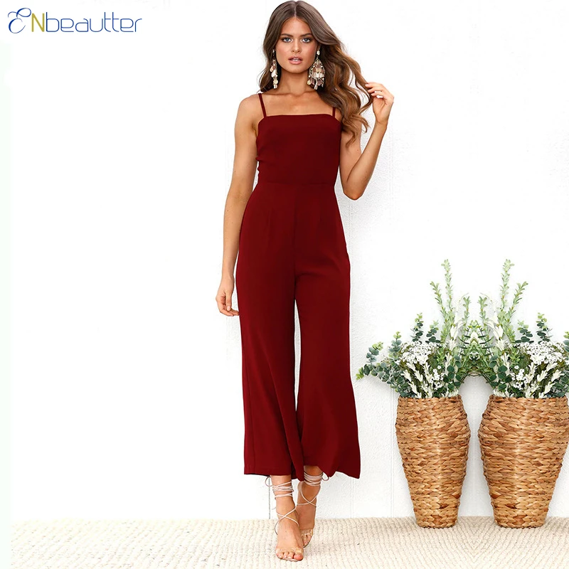 ENbeautter Jumpsuits For Women 2018 New Sexy Strap...