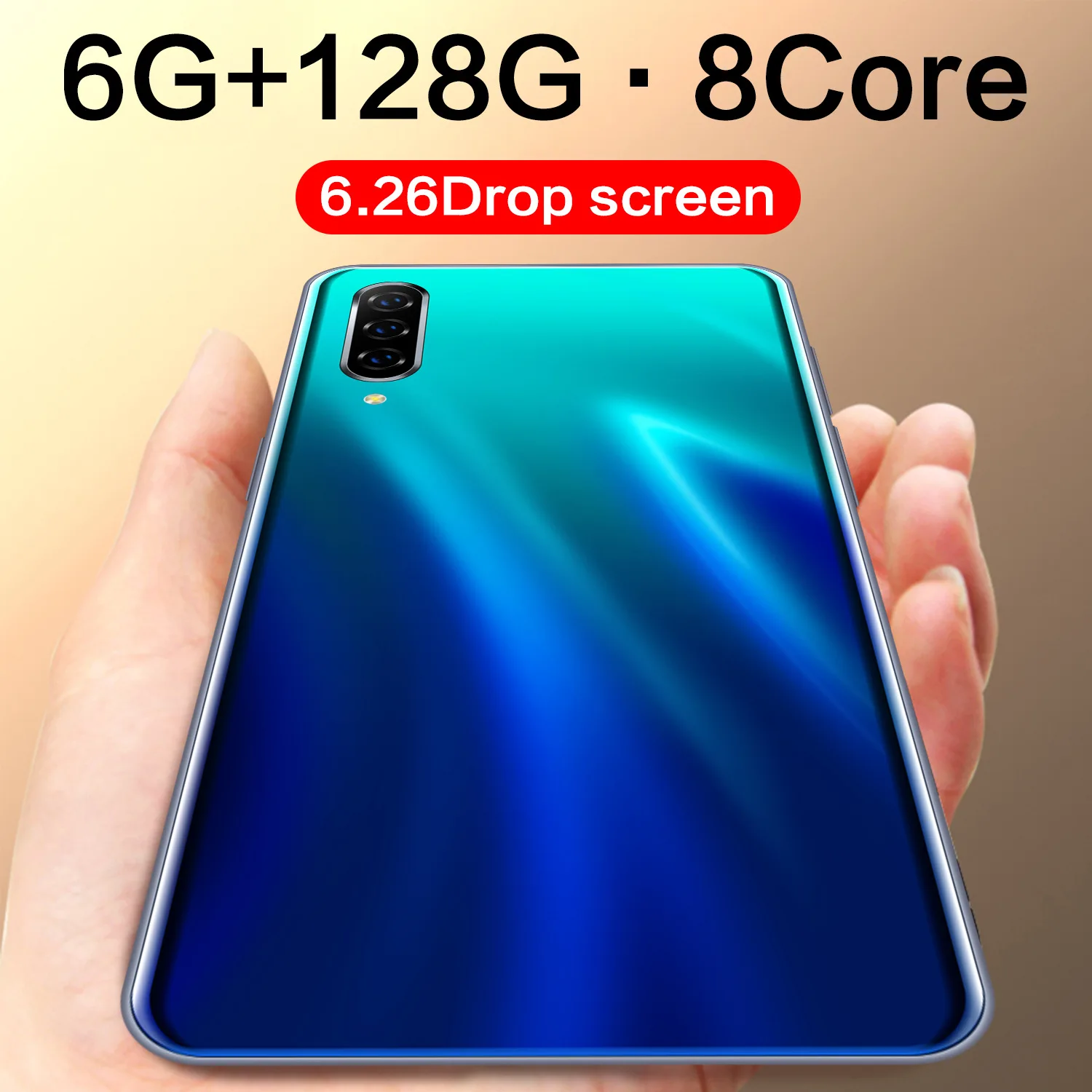 CHAOAI A50 Pro 6.26 Inch Water Drop Full Screen Global Version Smart Mobile Phone 6GB+128GB Android 8.1