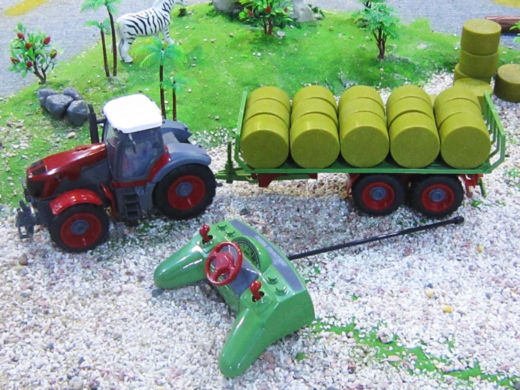 RC грузовик сельскохозяйственный трактор 2,4G Многофункциональный 4 колесный трактор инженерный автомобиль трактор Модель Детские хобби игрушки и подарки