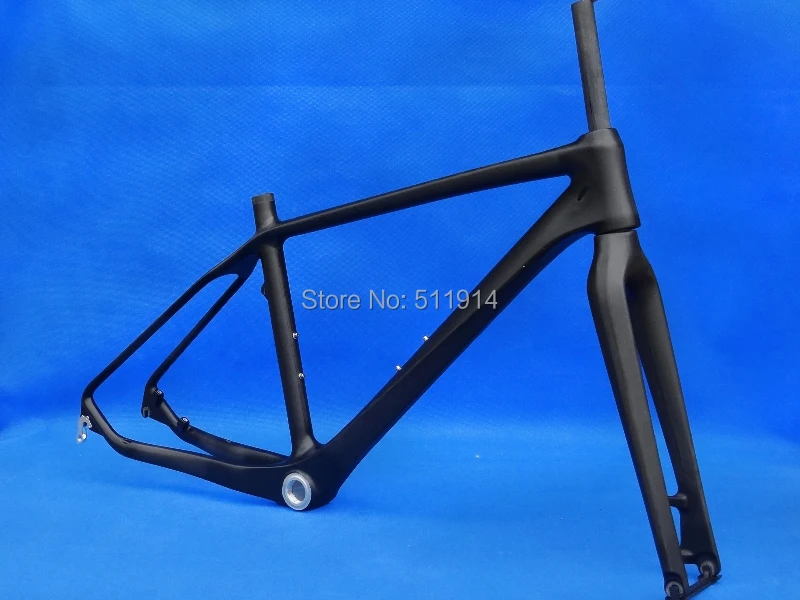 Perfect FLYXII Brand New Full Carbon UD Matt Mountain Bike MTB 26ER Bicycle Frame + Fork FR-223 0