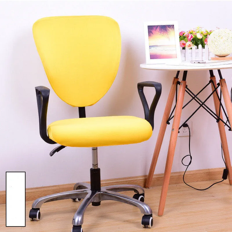 Современный эластичный чехол для офисного компьютера с цветочным принтом, вращающееся сиденье, съемный Универсальный Эластичный чехол - Цвет: 001