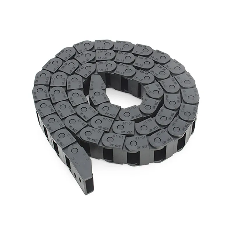 

10 x 15mm 10*15mm L1000mm Nylon Plastic Cable Drag Chain Wire Carrier for CNC Router Machine Tools High Quality