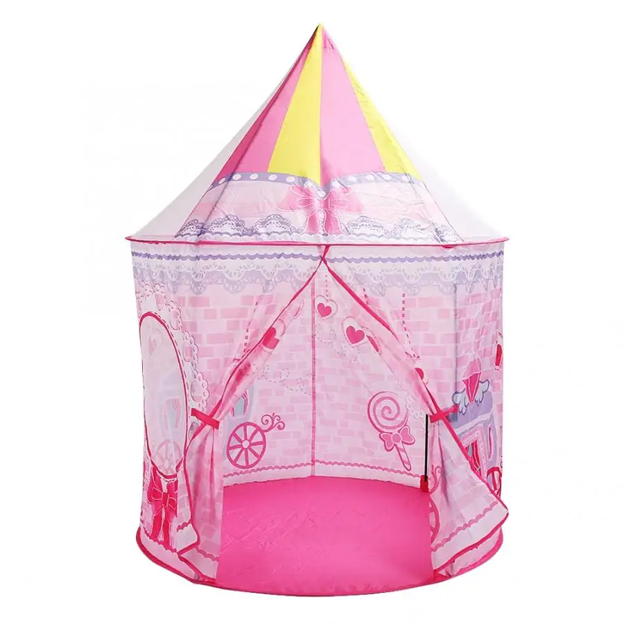 

Children Pink Princess Castle Toy Ball Pool Princess Girl's Castle Play House Kids Small House Folding Playtent Baby Beach Tent