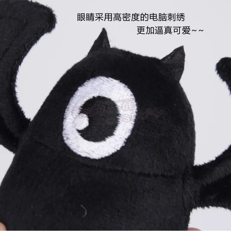 Seraph of the End Krul Tepes Black Bat Cosplay Doll Cute Toy Plush 