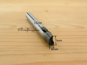 

cutting die leather puncher Hole Gasket Cutter Punch Set tool Magatama 7 mm x 4 mm S146