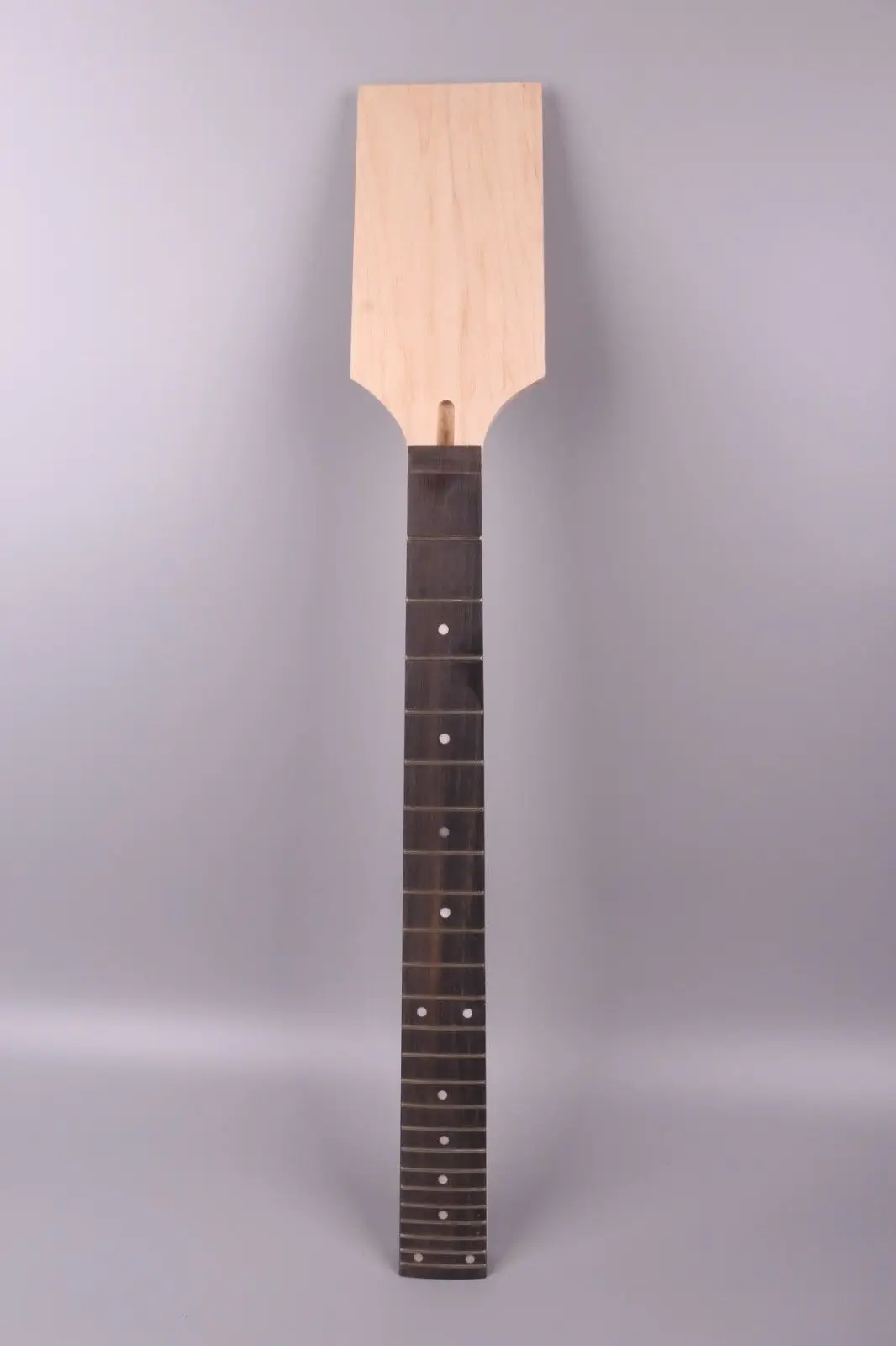 

2x Electric Guitar Neck 24 fret 25.5 Inch Fretboard Paddle Headstock Lock nut