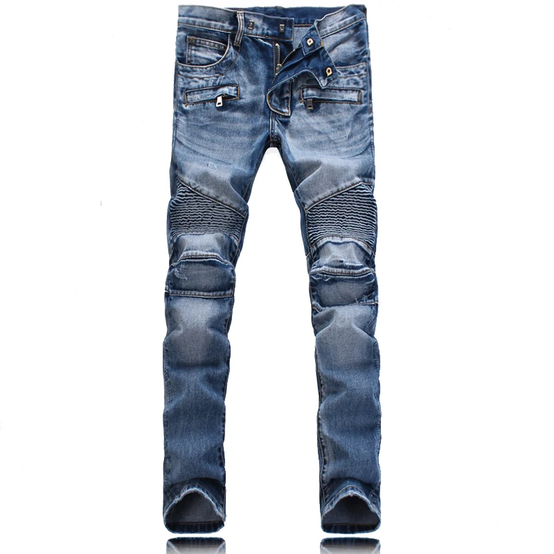 represent clothing designer pants slp destroyed mens slim denim ...