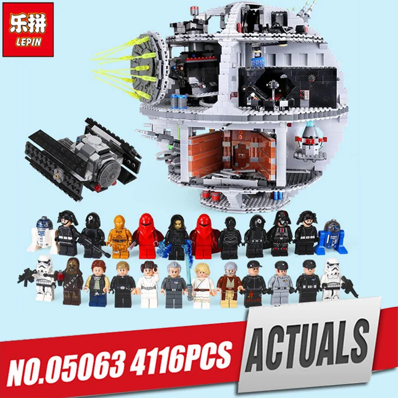 

DHL 05063 05035 05026 Star series Wars orce Waken UCS Death Star Educational Building Blocks Bricks Toys Compatible Legoed