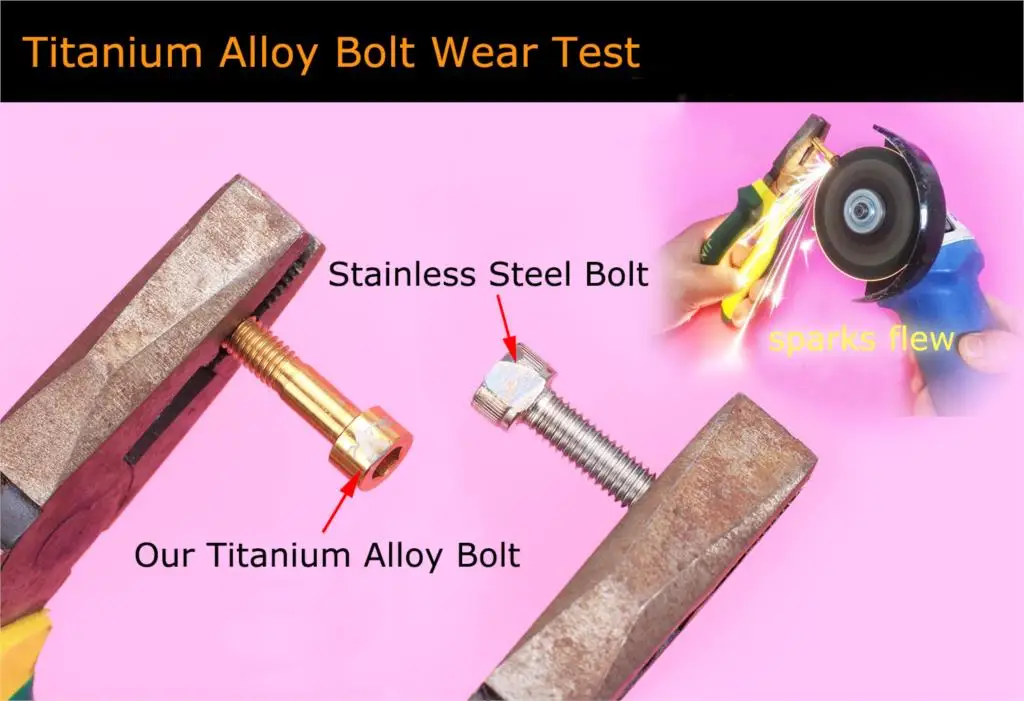 4 шт. M6x20mm Велосипедный Спорт Титан сплав провернуть болт/тормозной зажим под винт для горного велосипеда