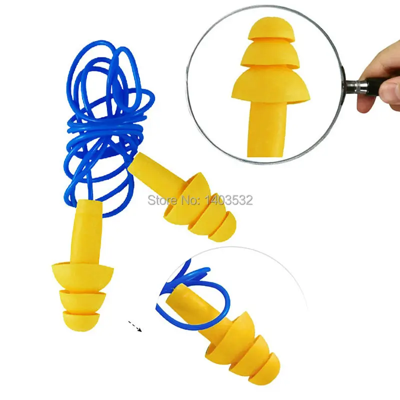 10pcs 3M340-4004 Authentic Foam Soft Silicone EarPlugs Noise Reduction christmas tree Earplugs Swimming Protective earmuffs - Famidy.com