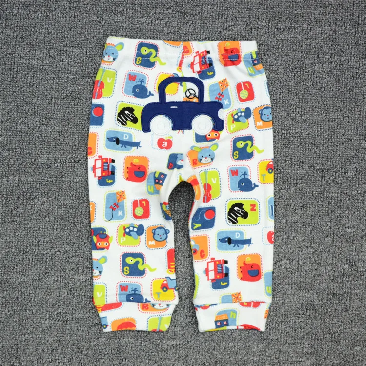 3 шт./лот, г., штаны для малышей весенне-осенние Хлопковые Штаны для младенцев Детские брюки для девочек с рисунком обезьяны, Одежда для новорожденных мальчиков и девочек от 0 до 24 лет
