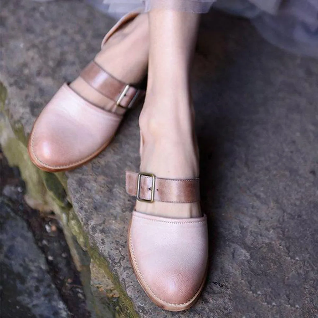 Г. Новая модная летняя обувь женские повседневные сандалии винтажные женские сандалии на плоской подошве кожаные сандалии Mujer