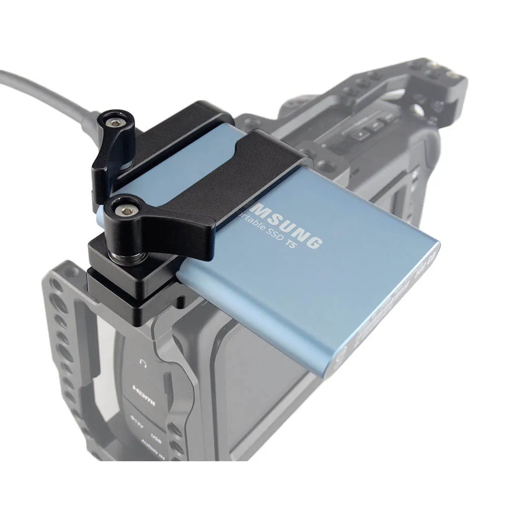Magicrig Mount For Samsung T5 Ssd Card Clamp For Bmpcc 4k Camera
