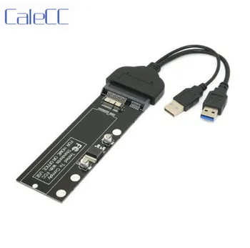 

USB 3.0 to 12+6pin SSD HDD to SATA 22Pin Hard Disk Cartridge Drive for Air A1369 A1370 SSD