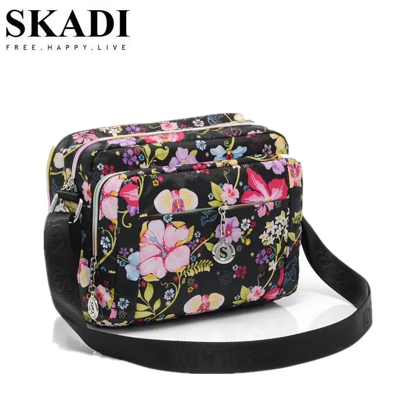 

SKADI Women Cross-body Bags Animal Cartoon Print Women Shoulder Messenger Bags Graffiti Ladies Evening Party Handbags for Female