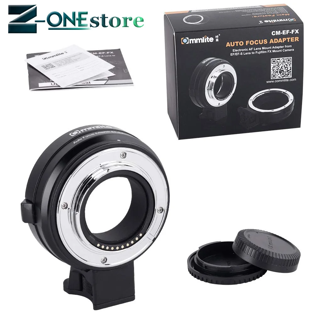 Commlite CM EF FX Electronic AF Lens Mount Adapter от Canon EF/EF S для Fujifilm Camera X T20 T3 T2|Адаптеры объектива| |