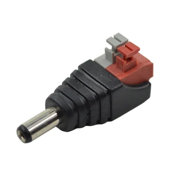 

New!DC Connector Plug,Push-type Dc Power Connector Adapter,Pressure Line DC Head For Monitor Power Connector 5.5mm*2.1mm