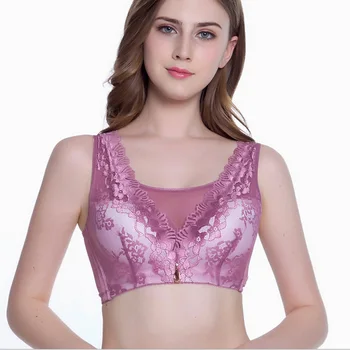 

Women's Lace Wireless Push Up Bra Sexy Underwear Bras For Women Bralette Lace Bra Lingerie Intimates Bh Soutien Gorge