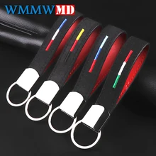 Автомобильный брелок кожаный брелок для ключей для Mercedes BMW Audi hyundai Lada Toyota Honda, Peugeot Citroen автомобильные аксессуары