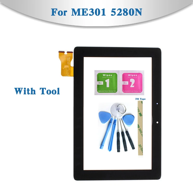 Для Asus MeMo Pad Smart 10 ME301 ME301T 5280N FPC-1 Rev.4 Tablet Сенсорный экран планшета Сенсор Передняя Внешний Стекло объектив Панель