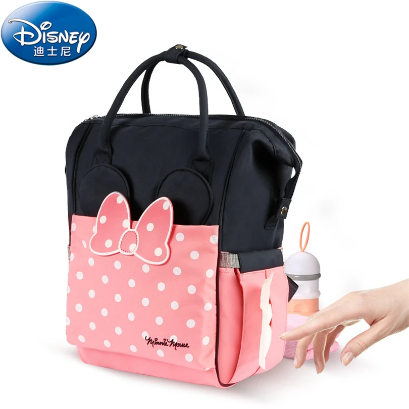

Disney 2018 Thermal Insulation Bag High-capacity Baby Feeding Bottle Bags Backpack Baby Care Diaper Bags Oxford Insulation Bags
