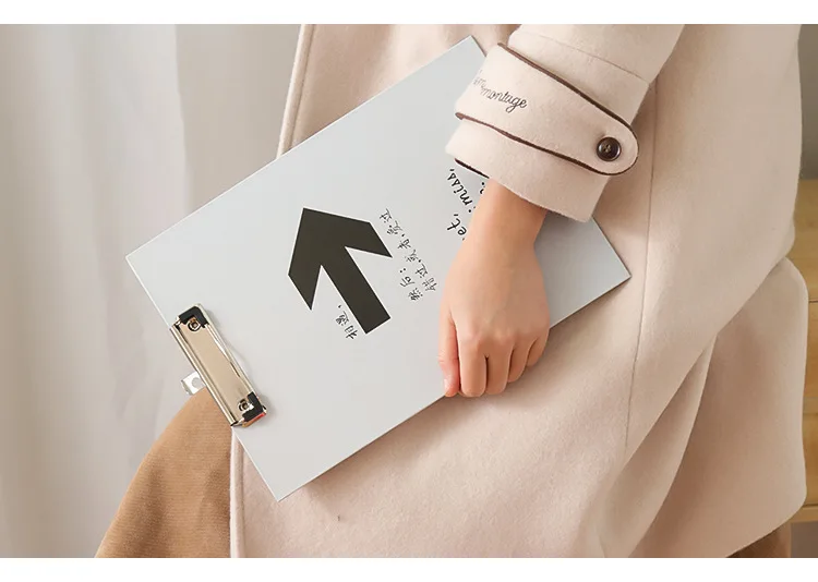 1 шт. японская и Корейская Chaoyu Милая папка для бумаг маленькая свежая дорога вывеска папка доска для письма Блокнот можно настроить