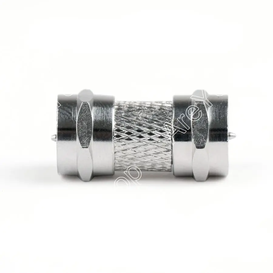 

Areyourshop 1/10 PCS F Type Male Plug Jack To Male Plug Jack M - M Coax Coaxial Adapter For TV Connector Wholesale Connector