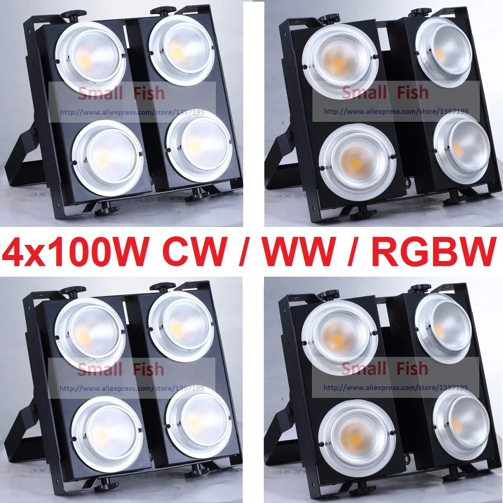 4xLot Professional Disco Lighting 4x100W COB Audience Light 4 eyes 100W