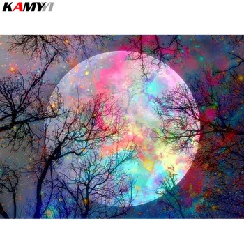 

Diamond Painting Full Square Drill Scenic Diamond Embroidery Sale Moon Cross Stitch Mosaic Rhinestones Home Decorative