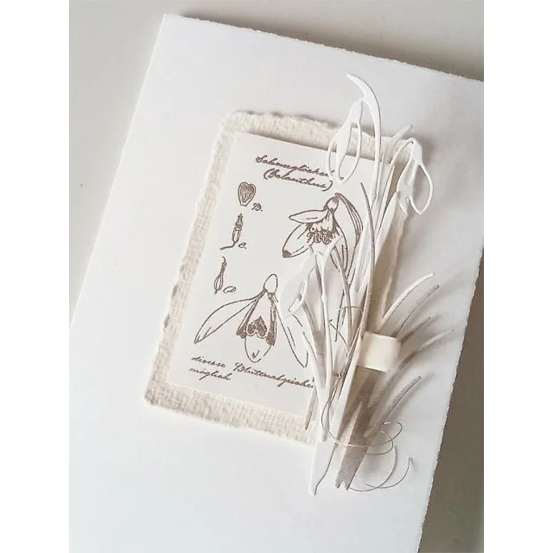 Wildflower снежинки новинка 2019 металлические Вырубные штампы Diecut для рукоделия