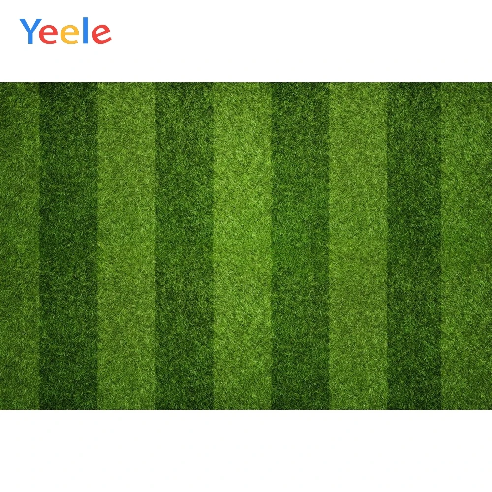Yeele Photography Backgrounds Field Grassland Soccer Party Children Kid Birthday Floor Decoration Backdrops For Photo Stud | Электроника