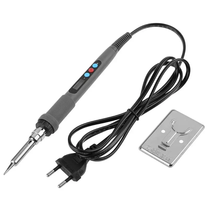 

60W Electric Soldering Iron Temperature Adjustable Digital Heat Pencil Welding Solder Rework Station Repair Tool