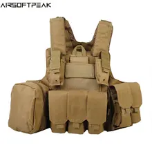 Ткань 600D molle тактический жилет плиты Перевозчик жилет охоты съемки Пейнтбол CS протектор жилет бронежилет жилеты с сумка для аксессуаров