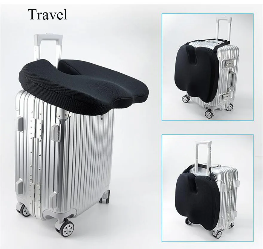 High quality Memory  Foam Non-slip Cushion Pad Inventories,Adjustable Car Seat Cushions,Adult Car Seat Booster Cushions