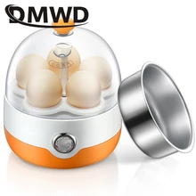 DMWD Многофункциональный Электрический яичный котел, пароварка для приготовления пищи, автоматическая варочная машина для приготовления яиц на пару, браконьерка, машина для подогрева завтрака, ЕС