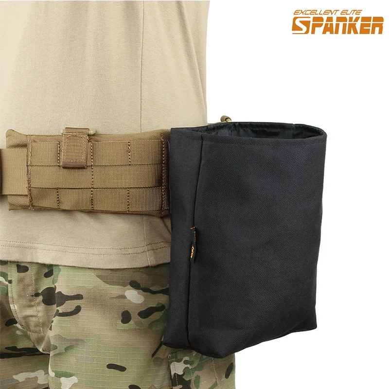 

EXCELLENT ELITE SPANKER Tactical Molle Recycle Pouch Portable Folding Recovery Storage Bag Outdoor Hunting Military Equipment