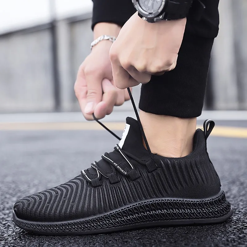 

WENYUJH 2019 Men Shoes Running Men's Wild Outdoor Sneakers Shoes Comfortable Woven Casual Running Shoes Mens Shoes Casual