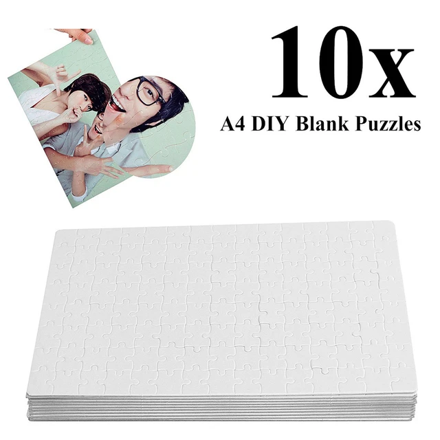Free Shipping 10pcs Round Sublimation Blank Puzzles Diy Craft Jigsaw Puzzle  20cm High Quality - 3d Printing Materials - AliExpress