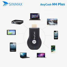 AnyCast M4 WiFi Дисплей ТВ ключ приемник 1080P HD DLNA Airplay Miracast Andriod tv Stick vs mirascreen DVB-T2 netflix dvb t2