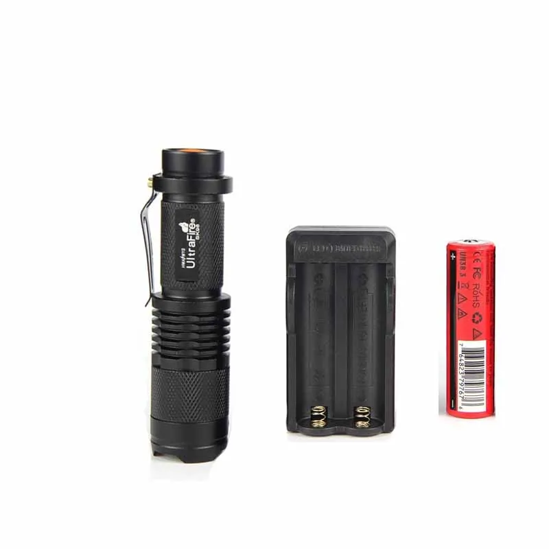 

Mini Flashlight cree 800 lumens Tactical Flashlight 18650 Flashlight zaklamp led torch Zoomable Flashlight
