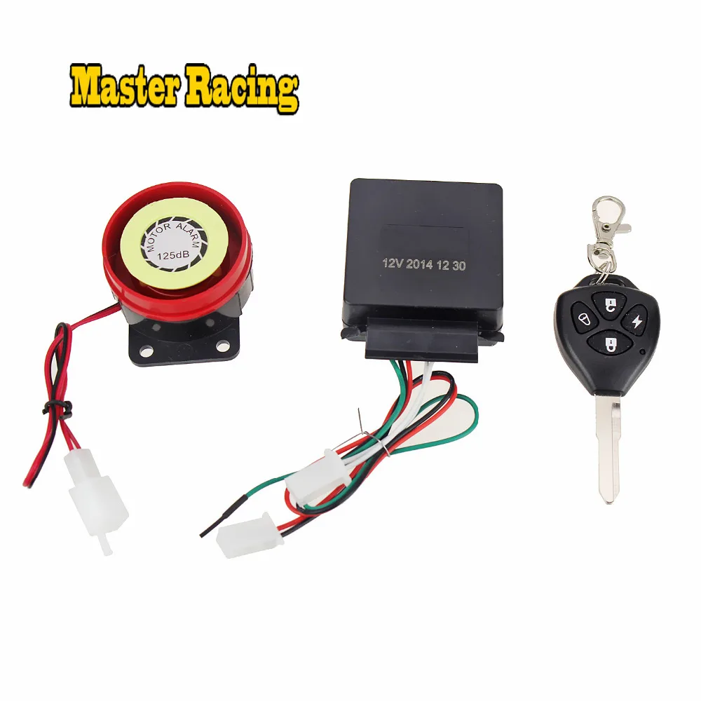 Master Racing 12V Alarm Scooter Motorcycle Anti theft Security Safety